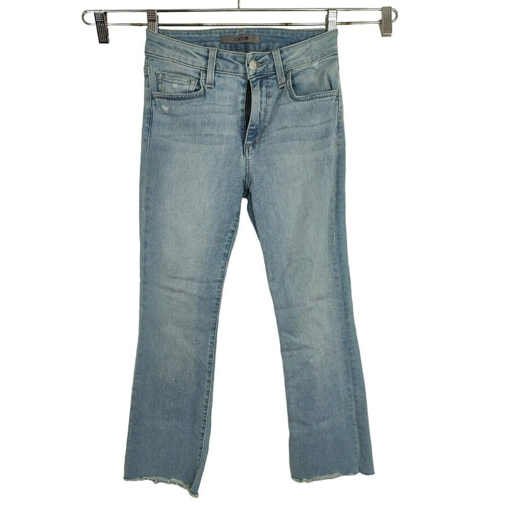 Joes Jeans Raw Hem Bootcut Ripped Women Size 26 Light Wash Blue FOR REPAIR